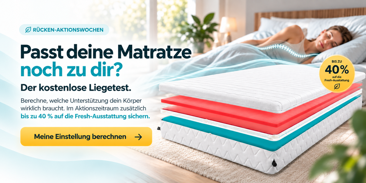 Rücken-Aktionswochen – kostenlose persönliche Sleep Calibration